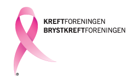 Logo til samarbeidspartner for Rosa sløyfe-løpet Kreft og Brystkreftforeningen logo