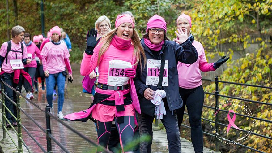 Prøv gogging i Rosa sløyfe-løpet