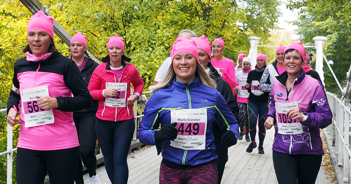 Rosa løpefest i Oslo