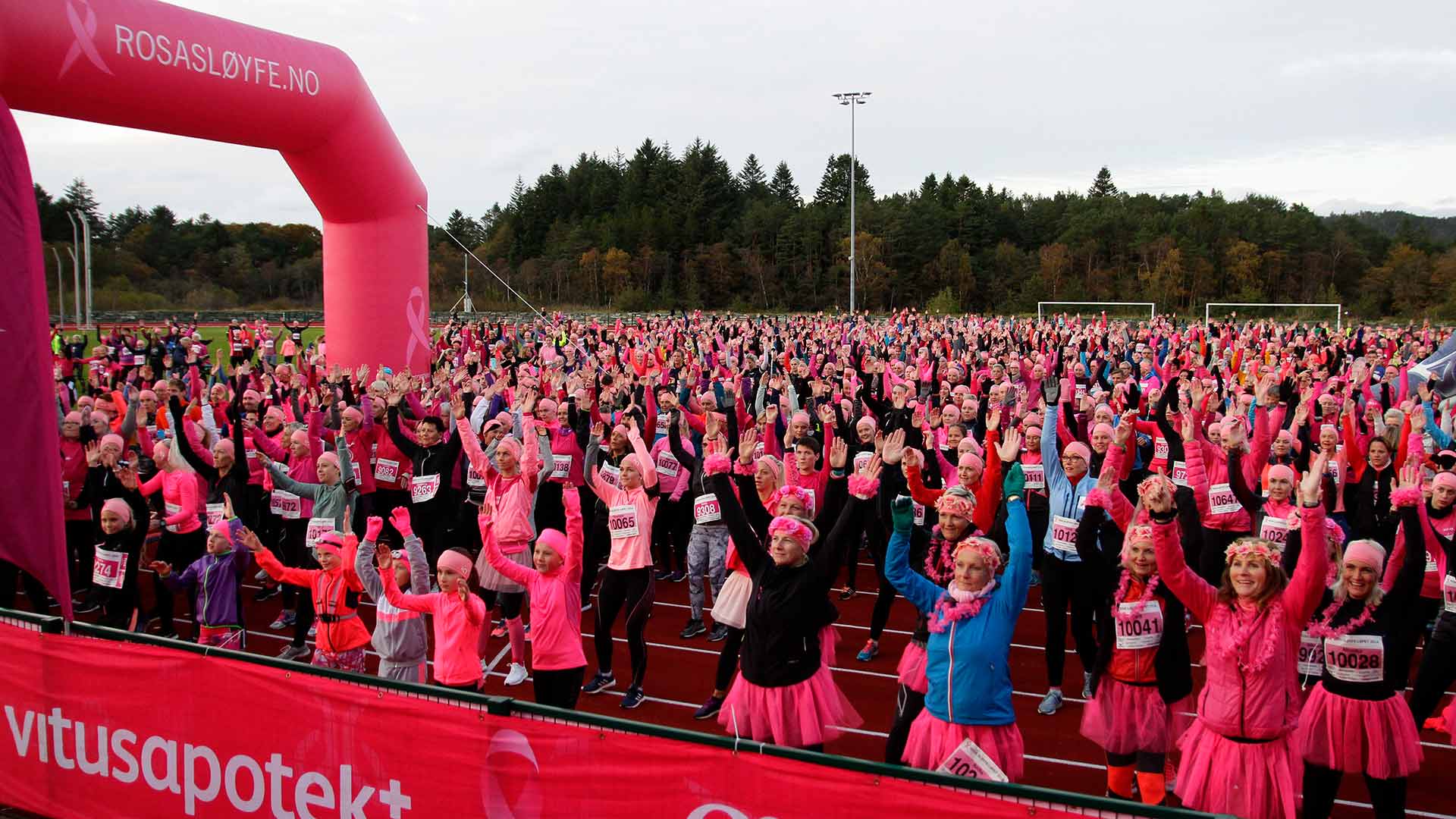 Rosa sløyfe-løpet Haugesund