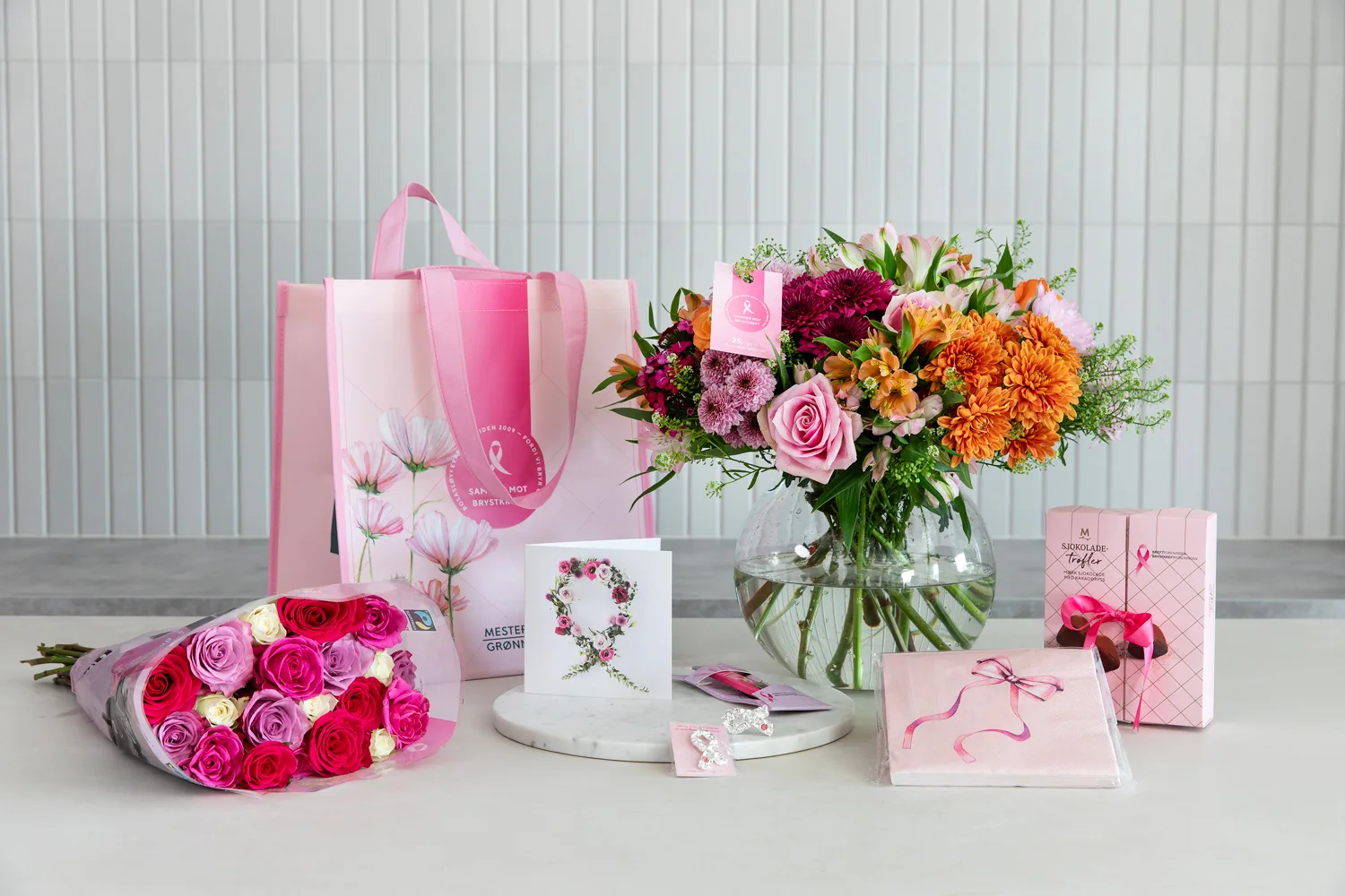 Rosa sløyfe kolleksjon 0923 f s