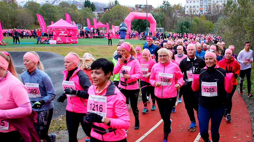 Hit kommer Rosa sløyfe-løpet 2019