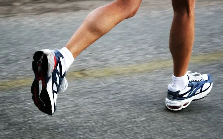 Running woman