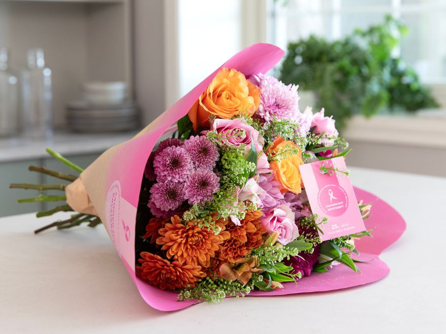 La oss feire gjennomført løp med blomster!