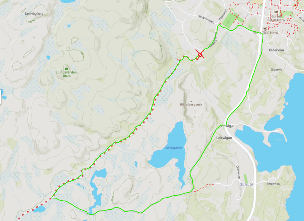 Løypekart